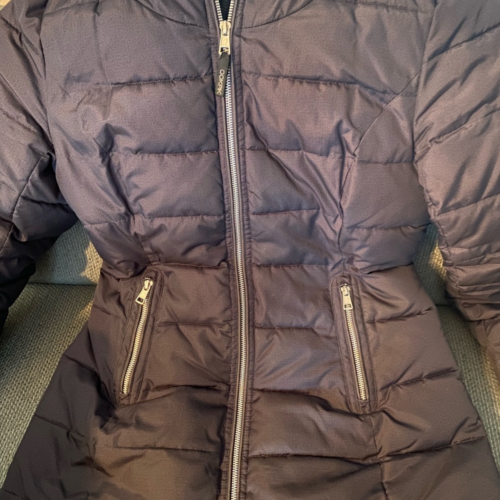 Elegant Gray Puffer Jacket